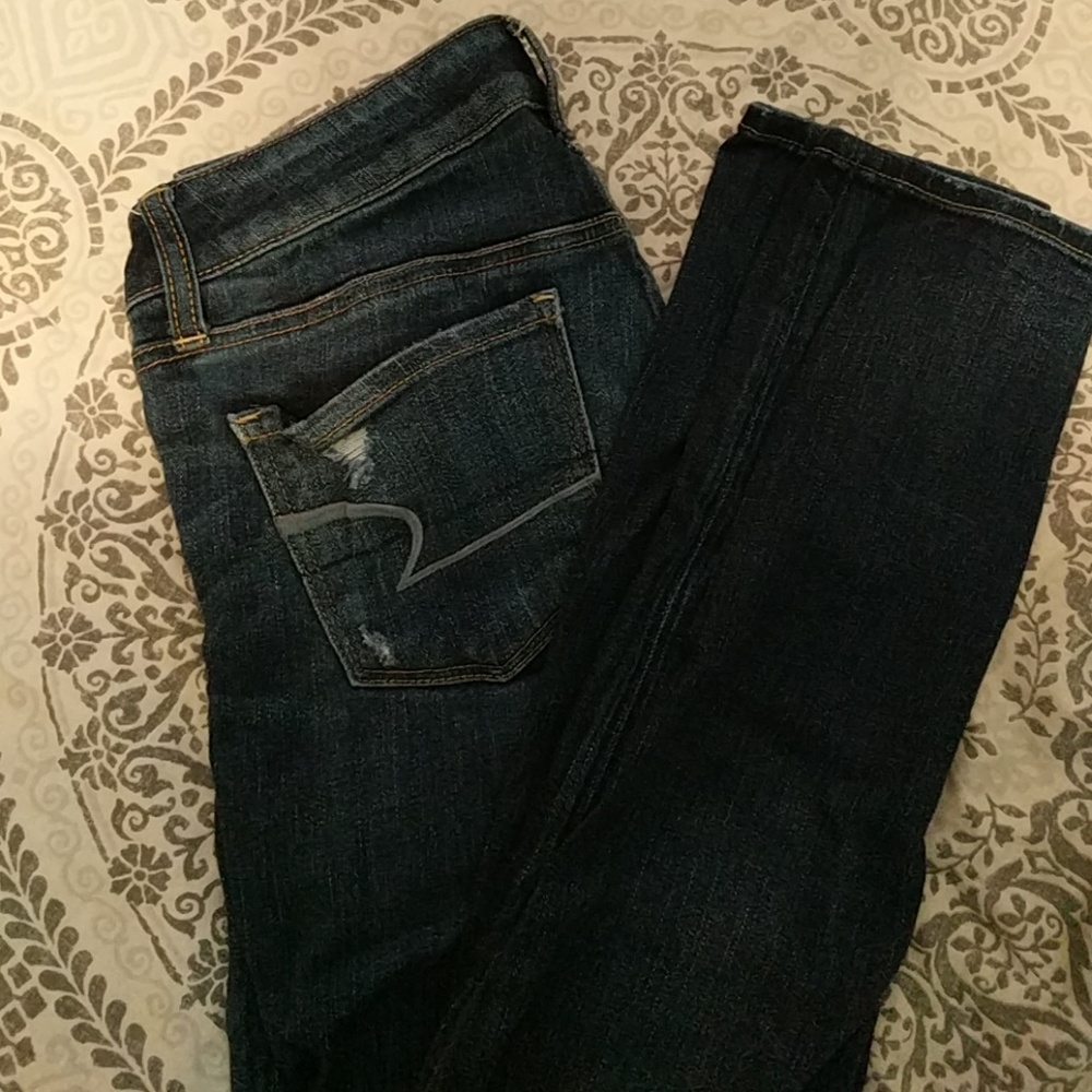 Patched Amercian Eagle Jeans